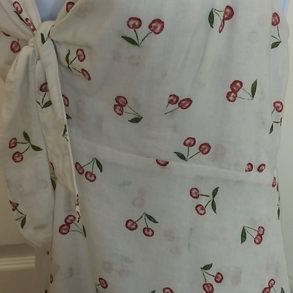 Rails August Red Cherries Dress in White - Picture 11 of 16